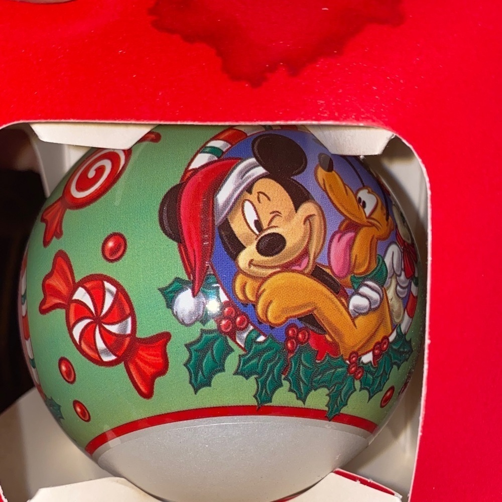 Disney Candy Cane Christmas 2000 Ornament - Red and Green - Picture 5 of 7
